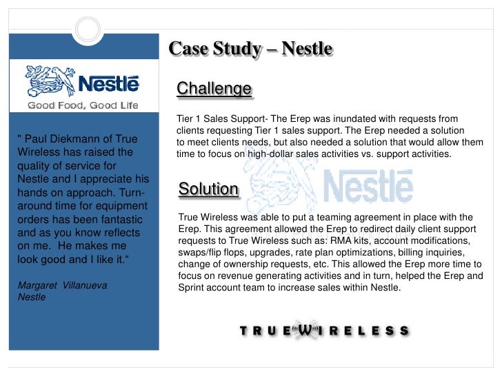 nestle case study questions and answers