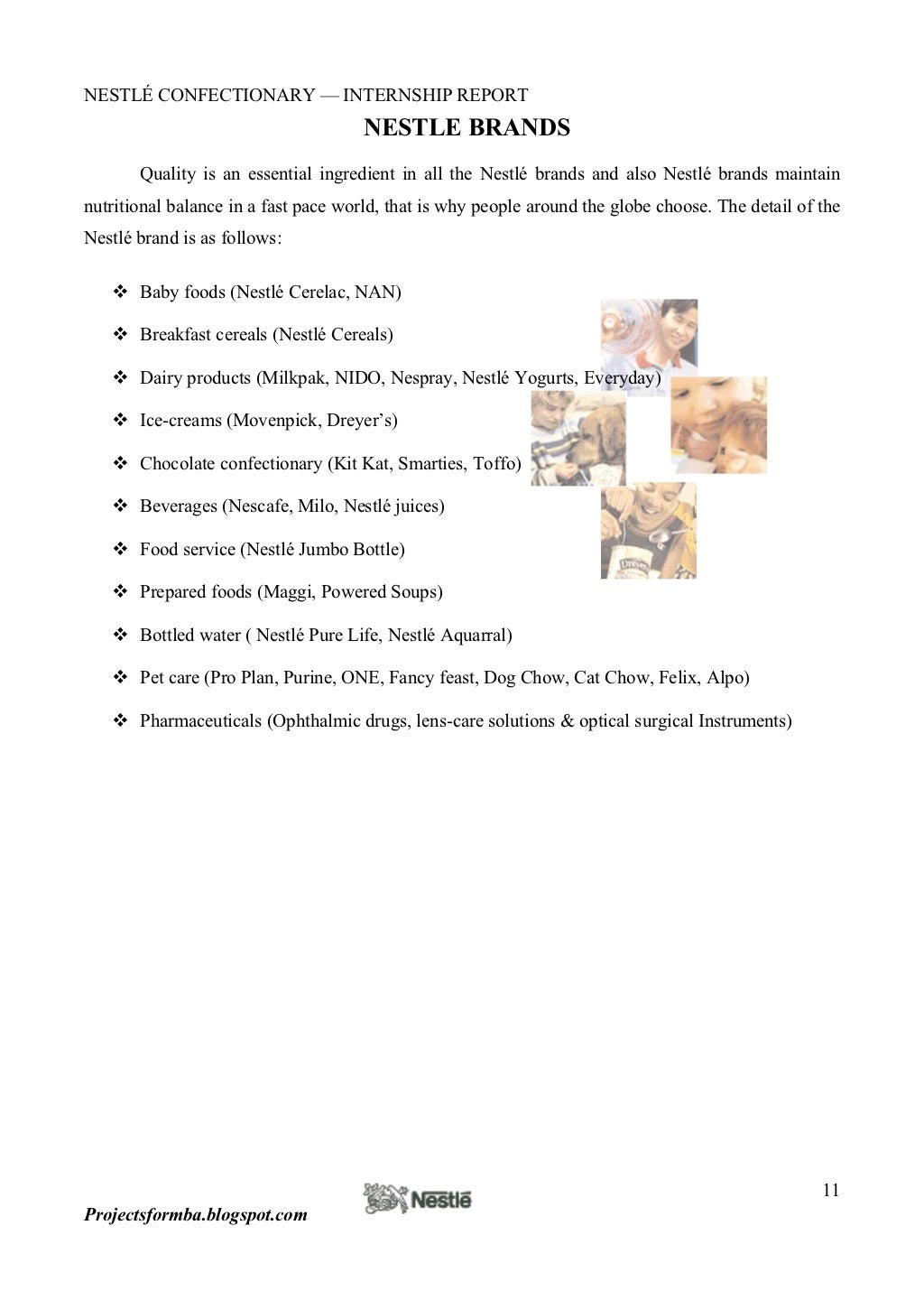 Nestle internship usa image