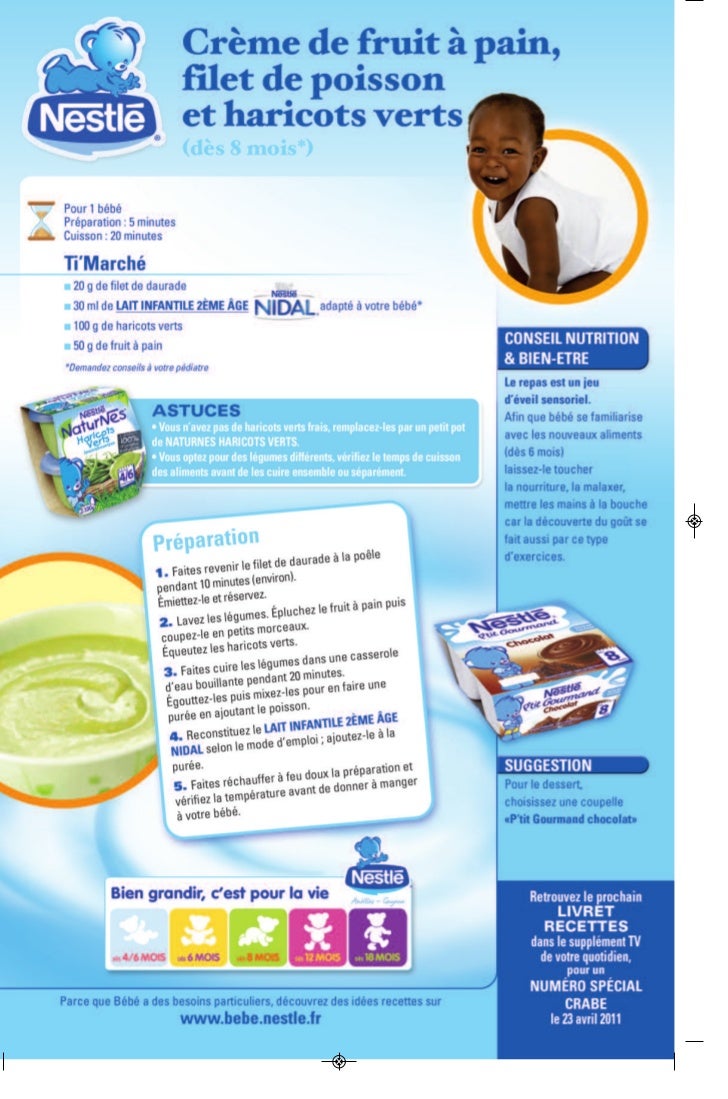 Nestle Livret Recettes 15 Special Fruit A Pain Et Papaye Nestle Livret Recettes 15 Special Fruit A Pain Et Papaye