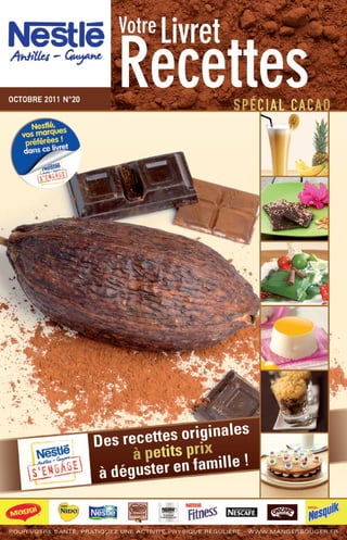 Nestle livret recettes 20 special cacao