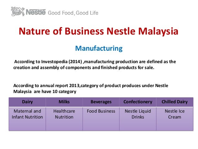 History Of Nestle Malaysia