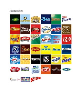 Nestle products

 