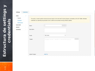 Estructuradesettingsy
credentials
6
2
 