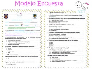 Modelo Encuesta

 