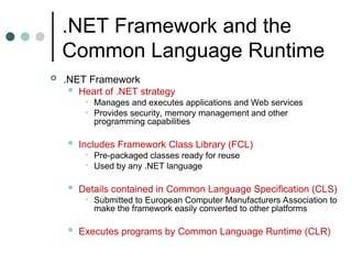 Comprehensive Workshop on C# Programming and the .NET Framework | PPT