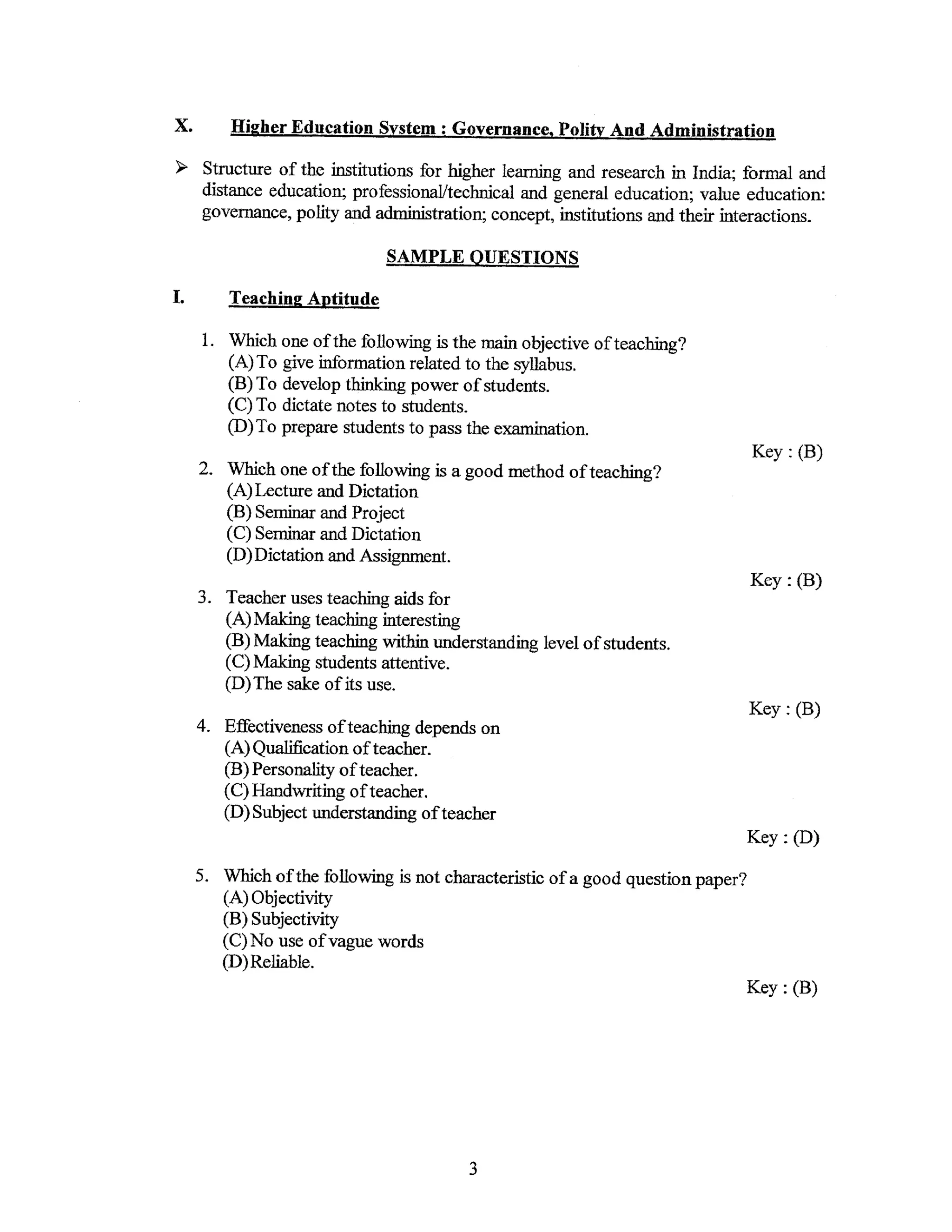UGC-NET general paper syllabus