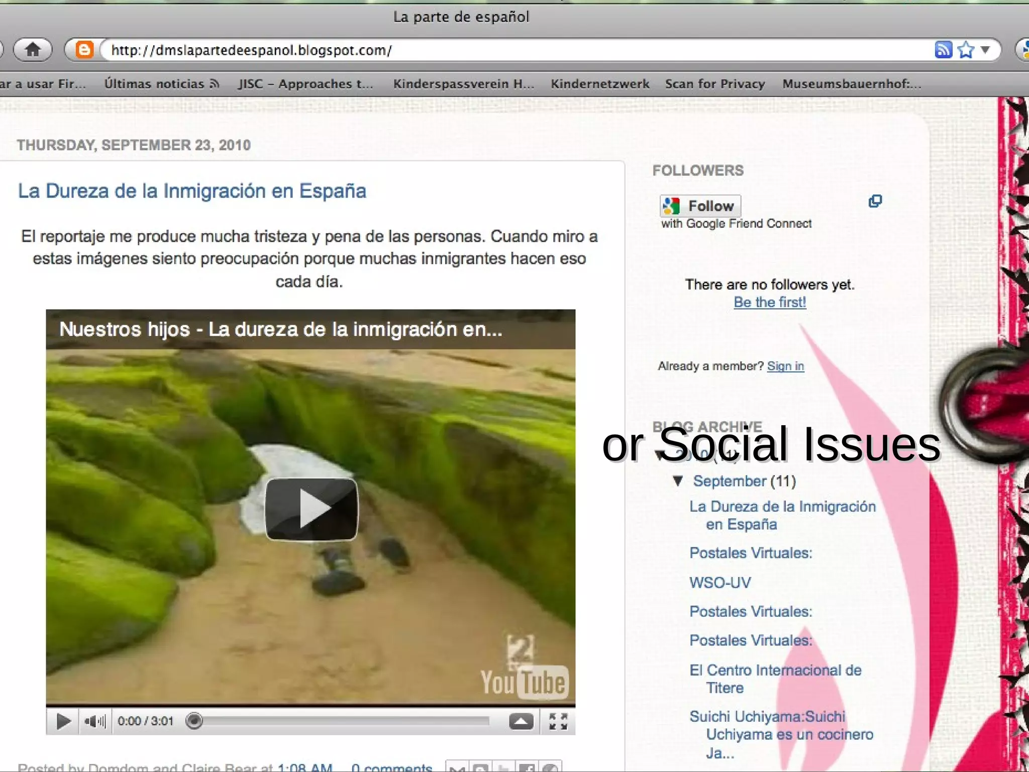 or Social Issues

84
74

 