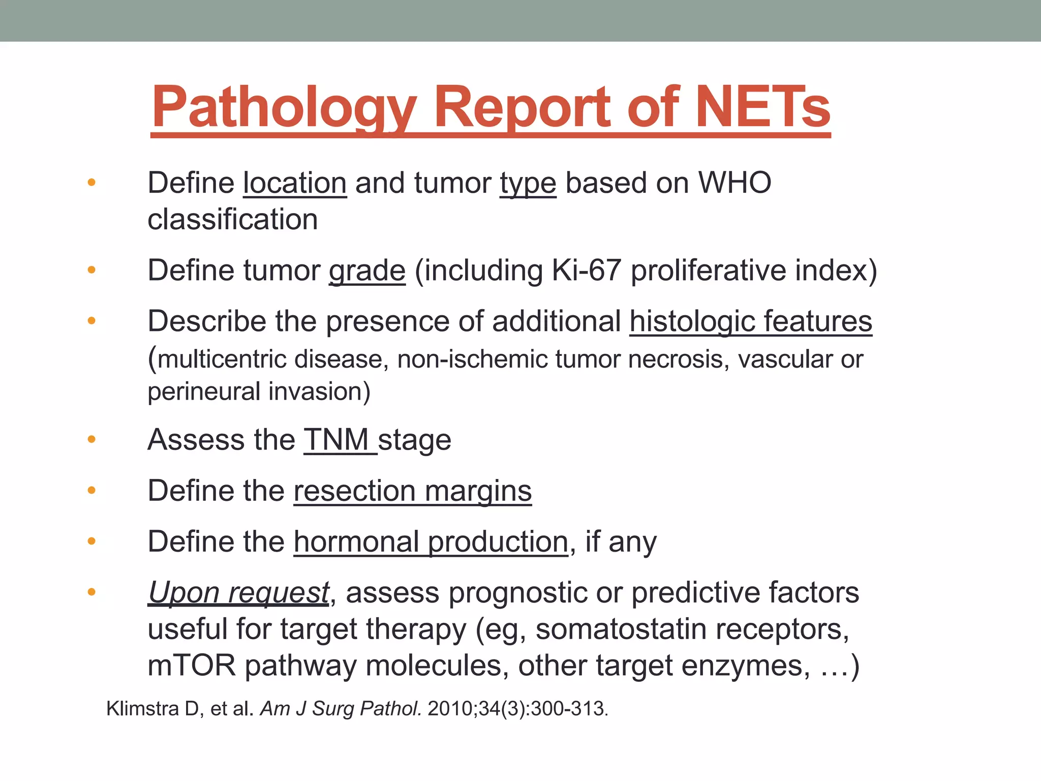 Neuroendocrine Tumors in 2016 | PPTX