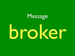 Message


broker
 