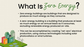 Net zero energy buildings | PPTX