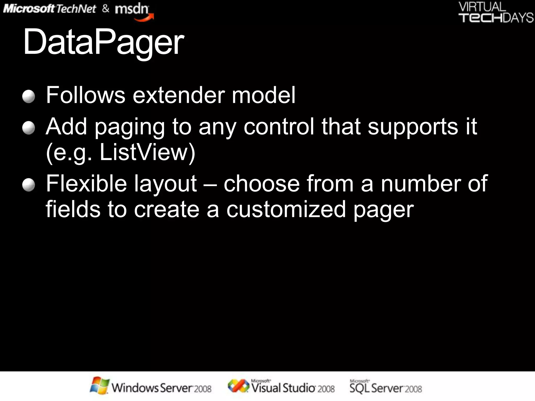 .net 3.5 and vs 2008
