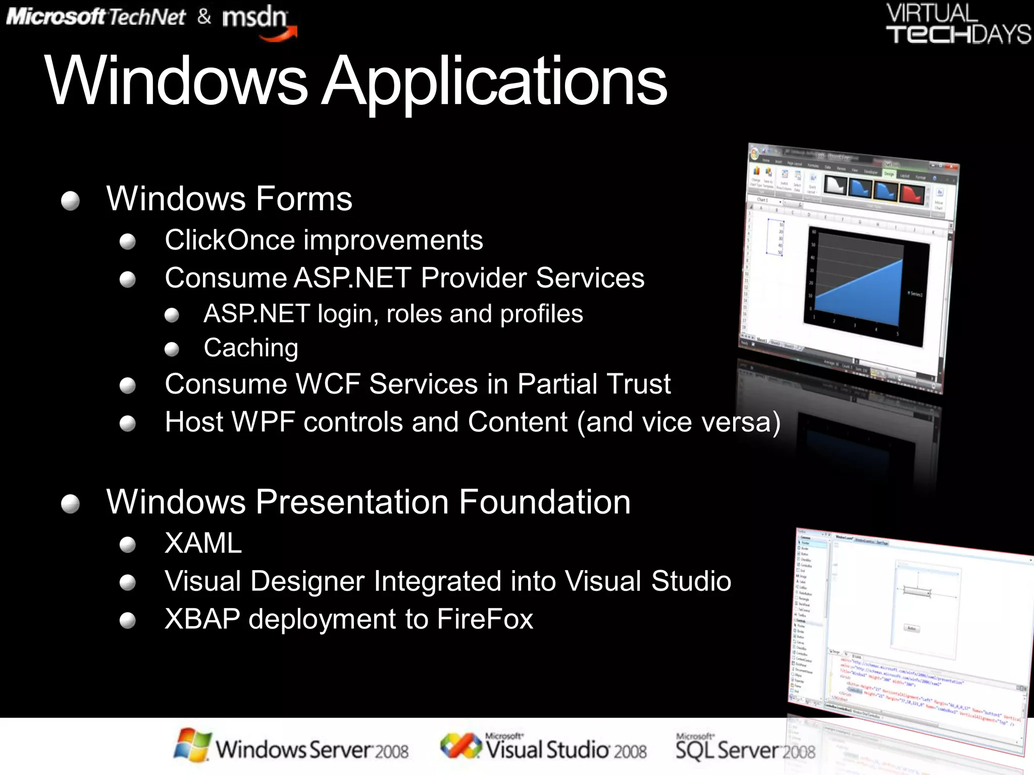 .net 3.5 and vs 2008