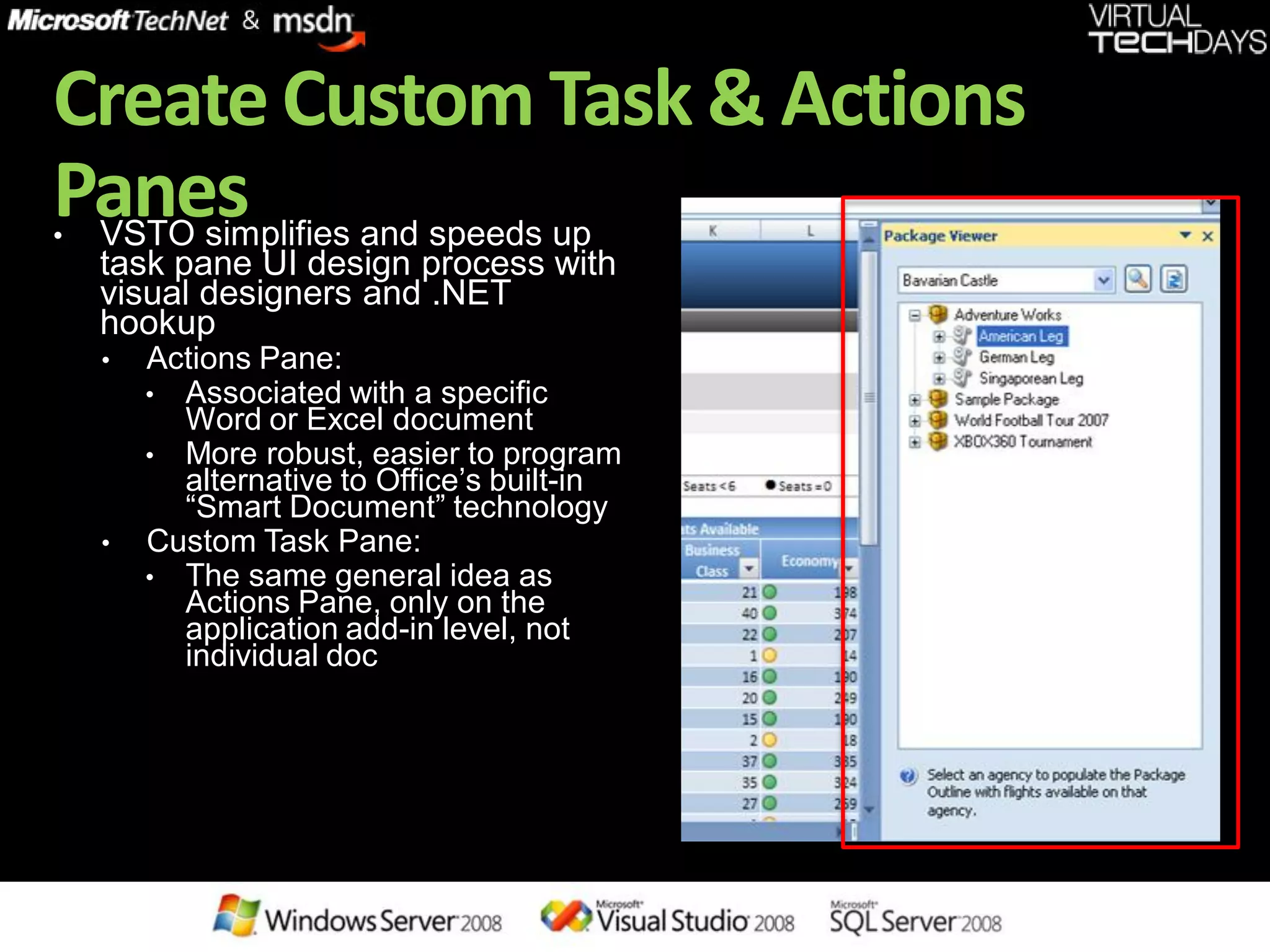 .net 3.5 and vs 2008