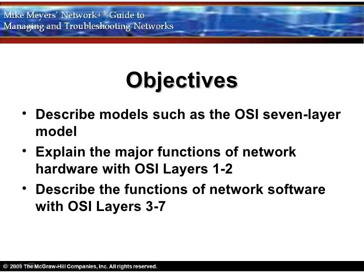 7 layer of networking