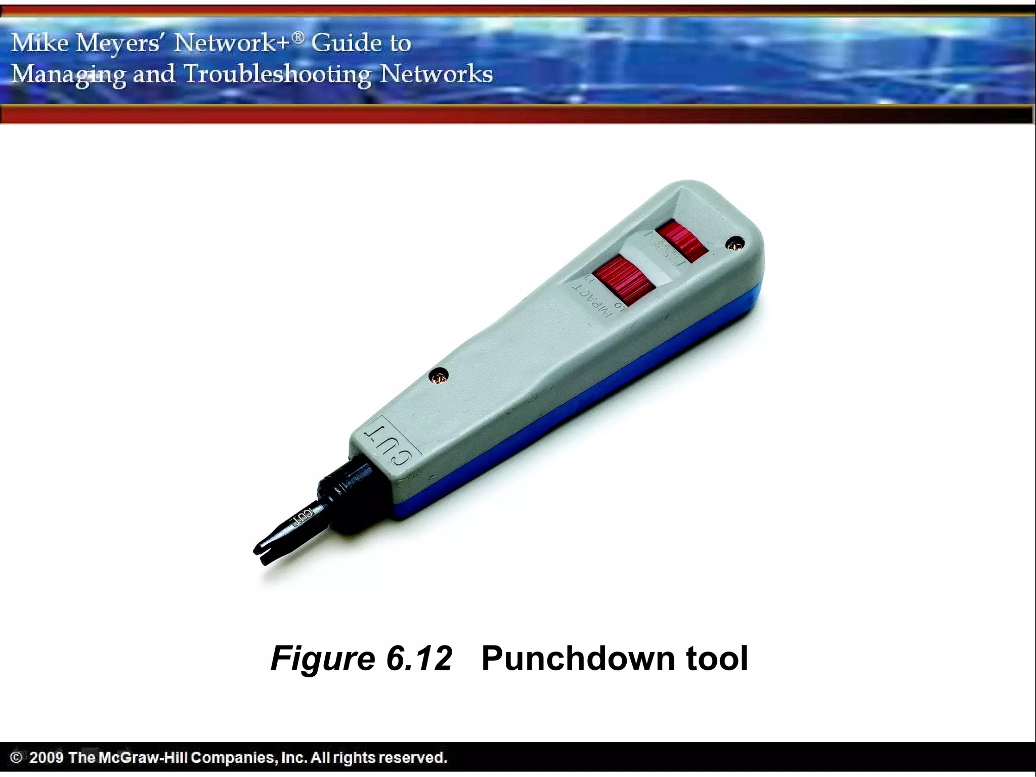 Figure 6.12 Punchdown tool
 