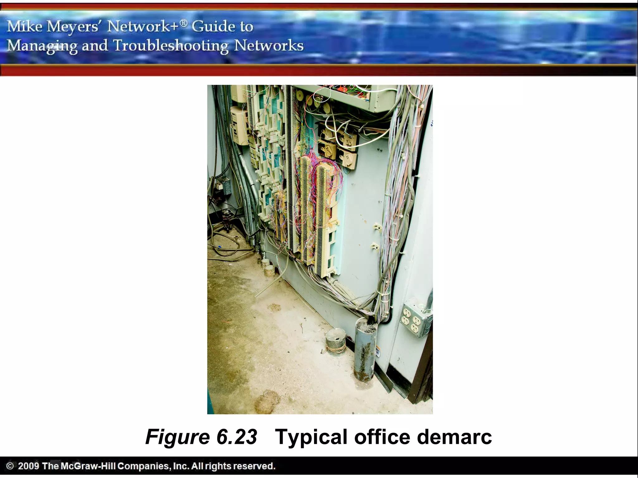 Figure 6.23 Typical office demarc
 