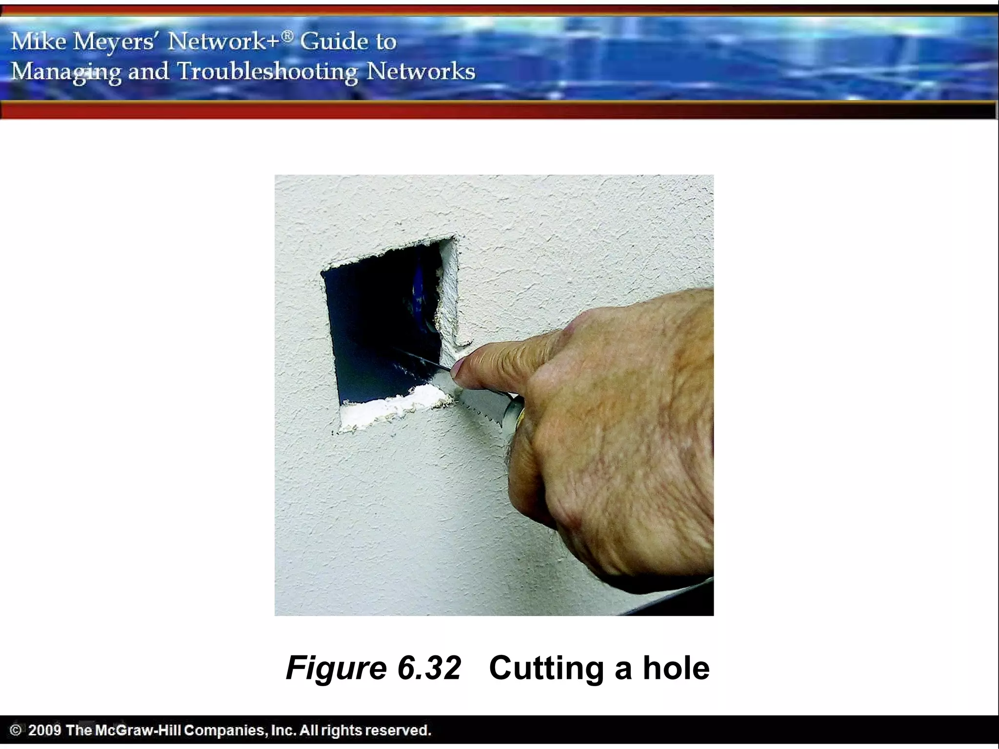 Figure 6.32 Cutting a hole
 