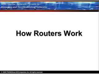 How Routers Work
 