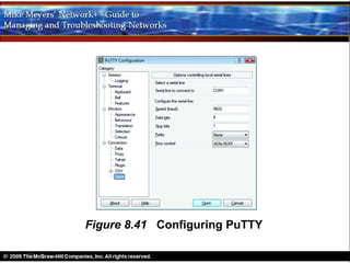 Figure 8.41 Configuring PuTTY
 