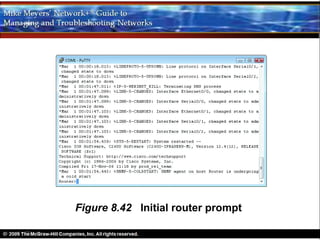 Figure 8.42 Initial router prompt
 