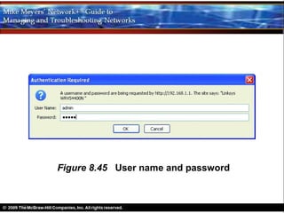 Figure 8.45 User name and password
 