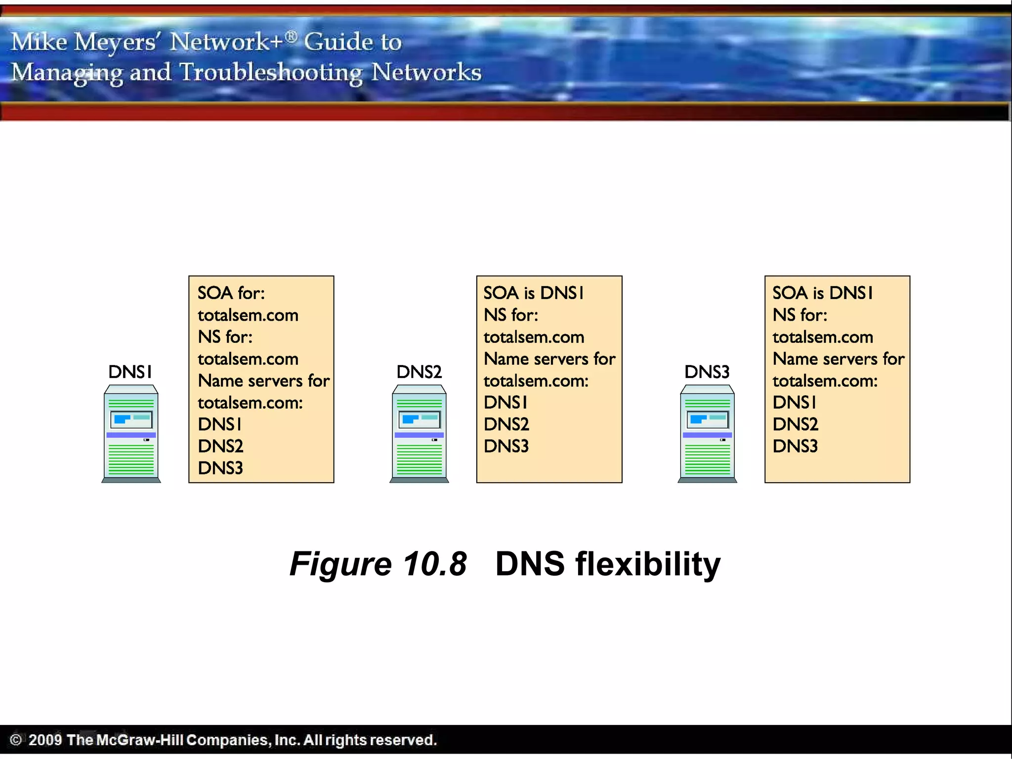 Figure 10.8 DNS flexibility
 