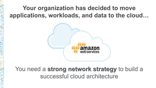 (NET303) Optimizing Your Cloud Architecture With Network Strategy