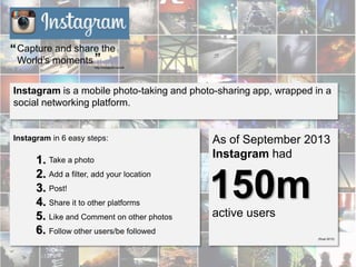 Policy Primer:

Instagram’s Terms of Use
Laura Capel | Curtin University

 