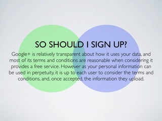 Google Term Google+: The Terms and Conditions Explained | KEY