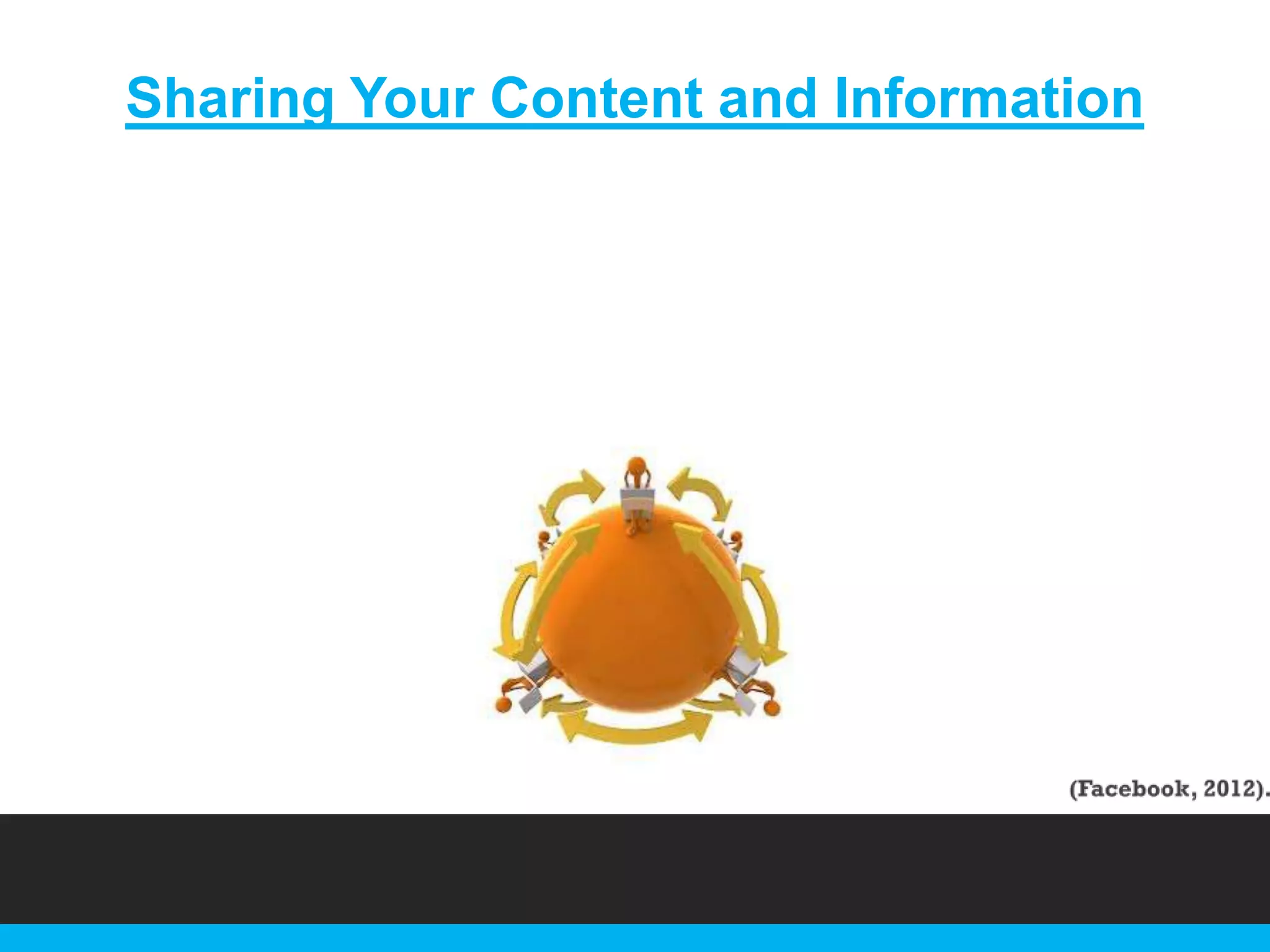 Sharing Your Content and Information

 