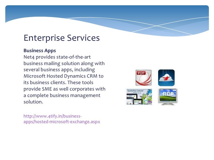 Net4's Wide Range of Services