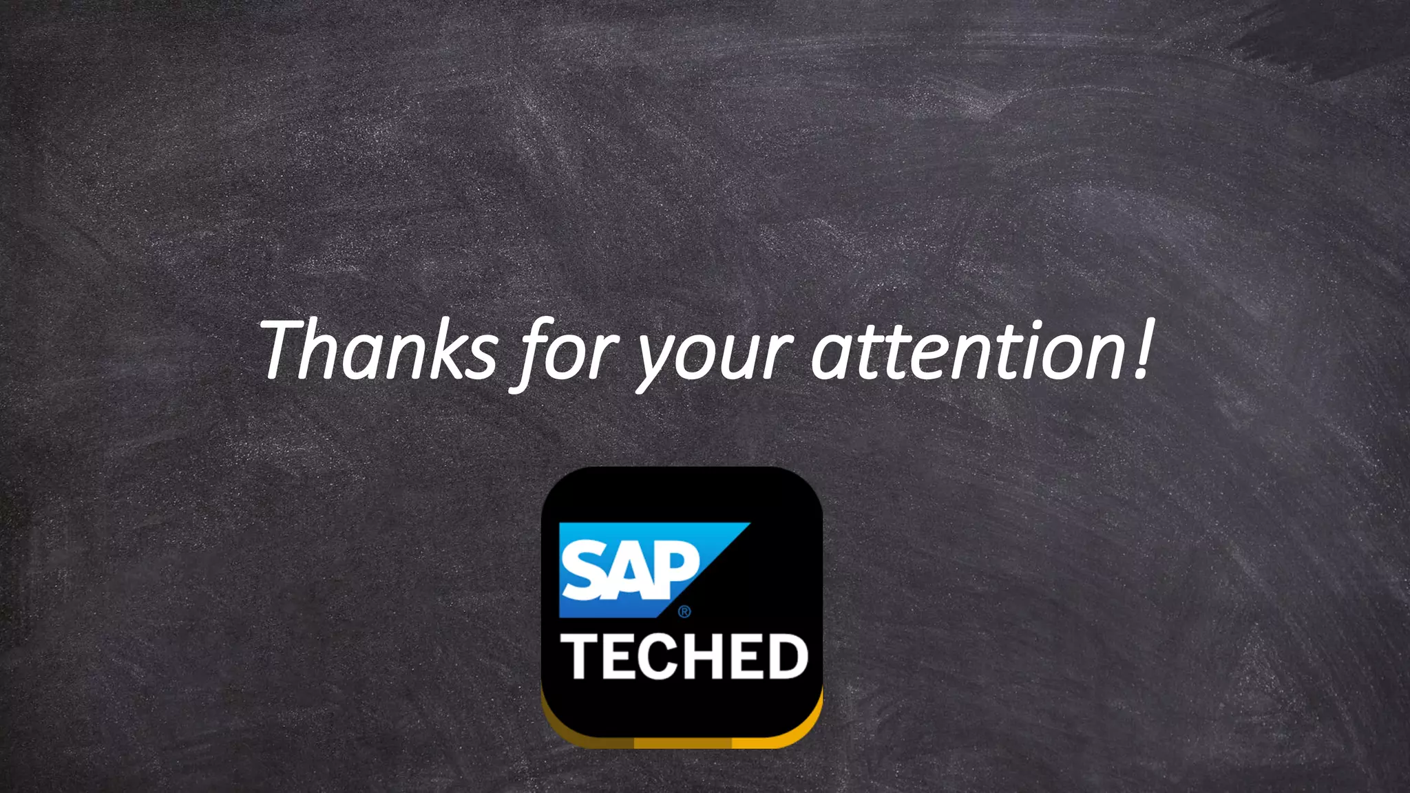 Thanks for your attention!
 