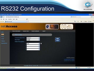 RS232 Configuration 