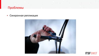  Синхронная репликация
Проблемы
 