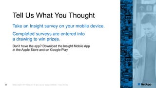 Tell Us What You Thought
Take an Insight survey on your mobile device.
Completed surveys are entered into
a drawing to win...