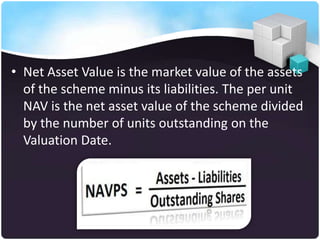 Net assets value of mutual fund | PPTX