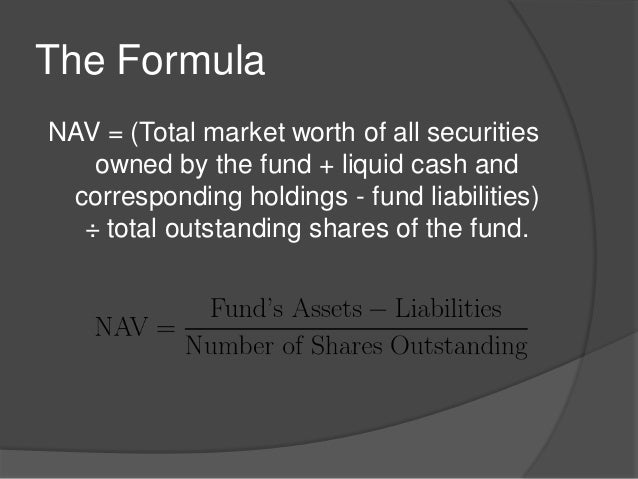 Net Asset Value (NAV)