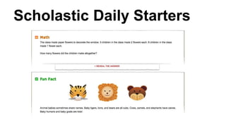 Scholastic Daily Starters
 