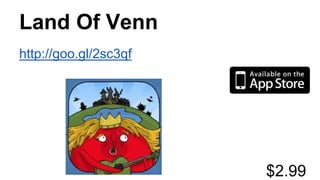 Land Of Venn
$2.99
http://goo.gl/2sc3qf
 