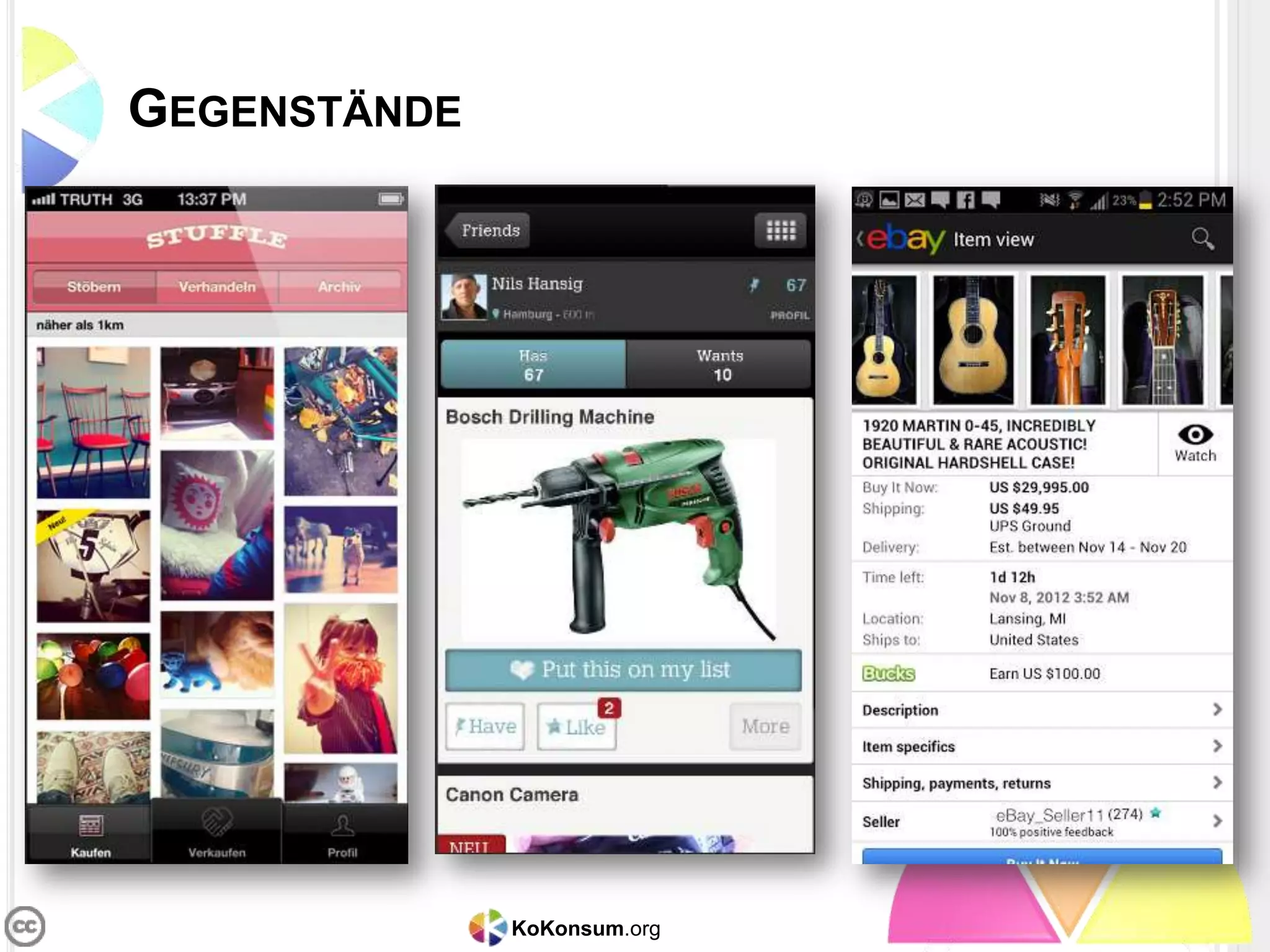 KoKonsum.org
GEGENSTÄNDE
 