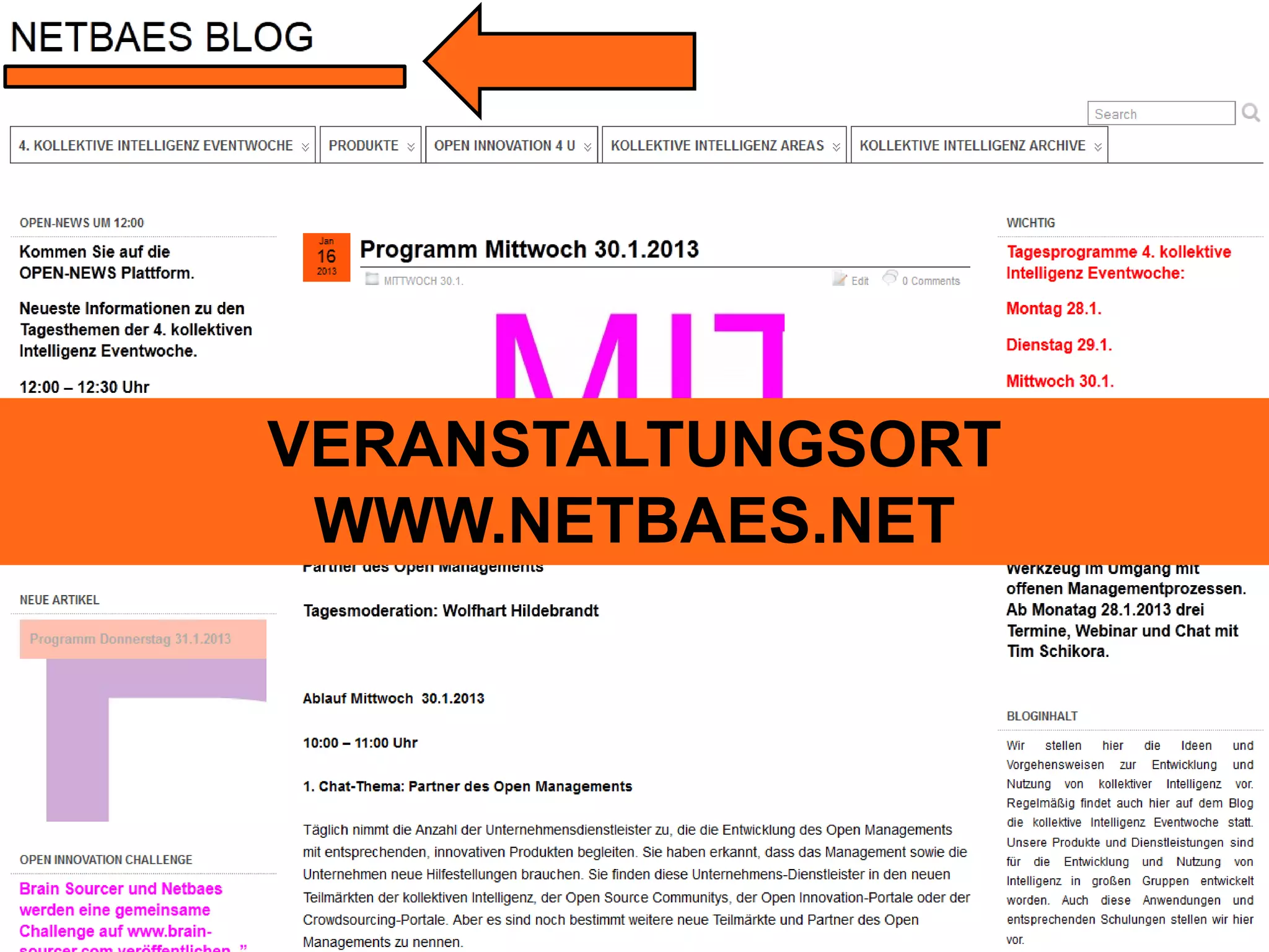 VERANSTALTUNGSORT 
WWW.NETBAES.NET 
 