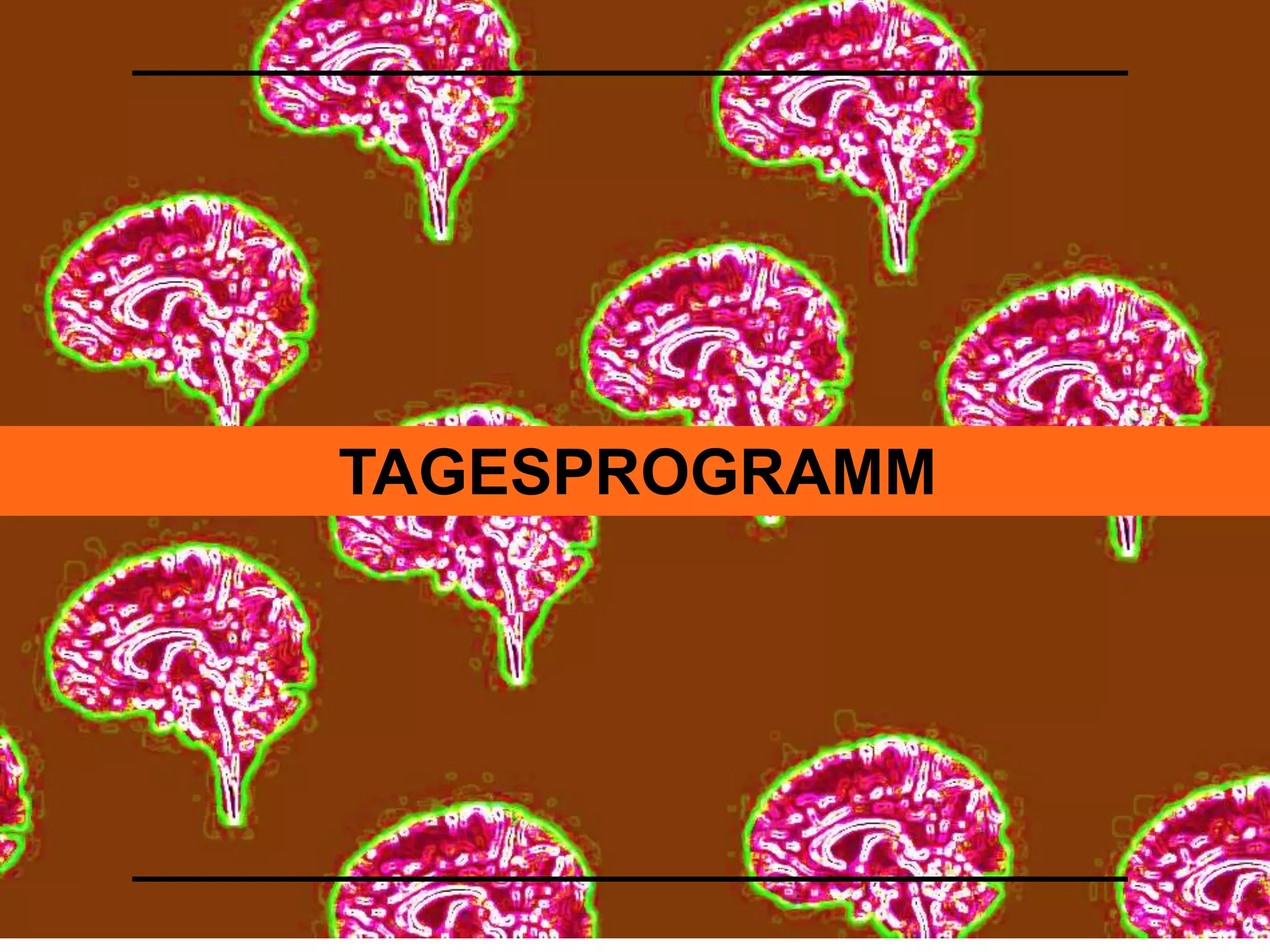 TAGESPROGRAMM 
 