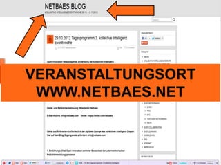 VERANSTALTUNGSORT
 WWW.NETBAES.NET
 
