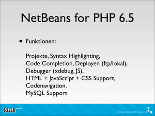 NetBeans für PHP-Entwickler