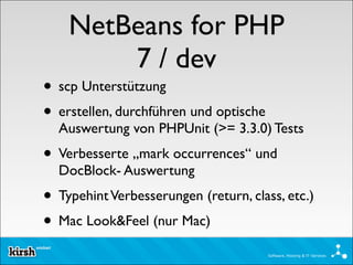 NetBeans für PHP-Entwickler