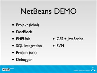 NetBeans für PHP-Entwickler