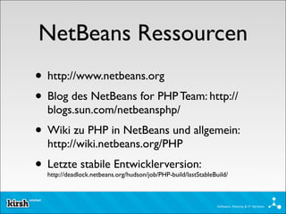 NetBeans für PHP-Entwickler