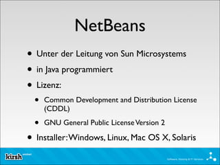NetBeans für PHP-Entwickler