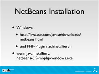 NetBeans für PHP-Entwickler