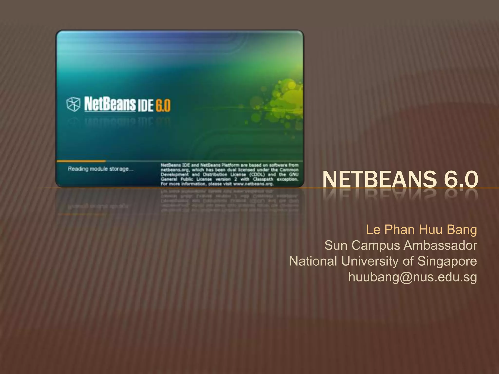 Desktop Applications with NetBeans | PPT